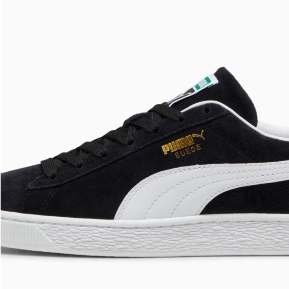 Puma Suede Sneakers in Black and White